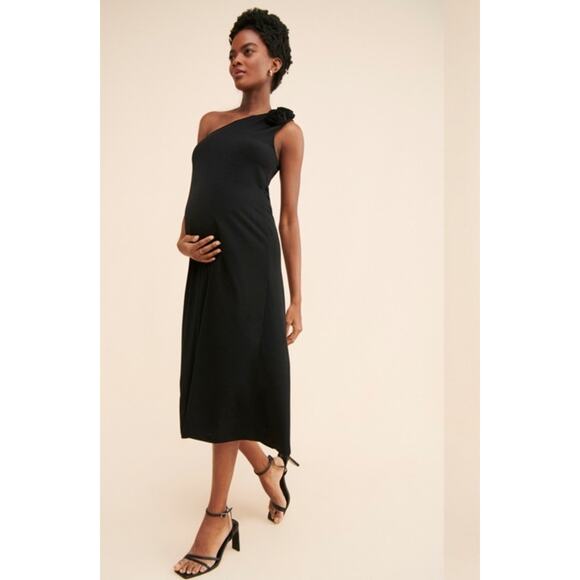 Pietro Brunelli Maternity One Shoulder Dress 'Eva' - Picture 1 of 9